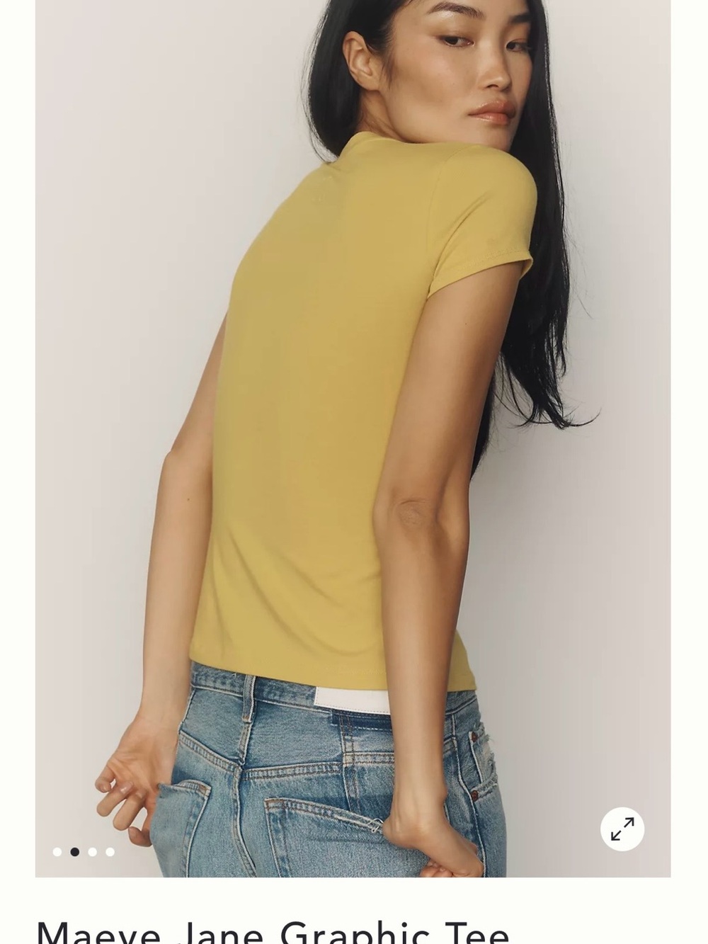 Maeve Anthropologie Sunny Days Are Here Yellow Graphic Tee - Picture 2 of 6